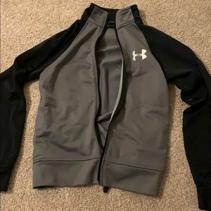 boys under armour zip up jacket